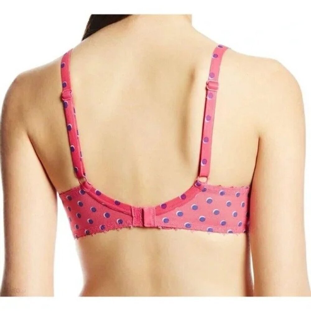 Freya Patsy Pink Polka Dot Underwire Bra - Picture 3 of 7